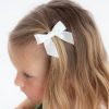 Hårspenner med sløyfe - Hvit